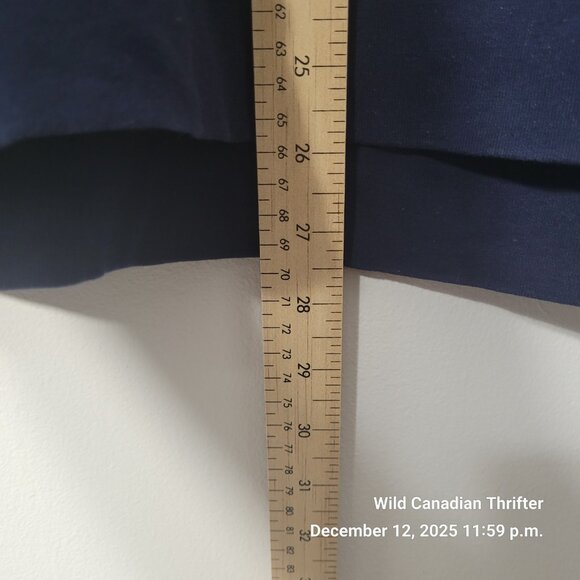 Lacoste XL Navy Cotton Hoodie Regular Fit Crocodile Logo Pullover - Picture 6 of 8